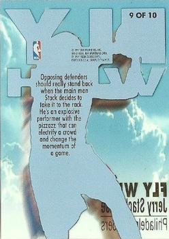 1996-97 Hoops - Fly With #9 Jerry Stackhouse Back