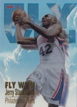 1996-97 Hoops - Fly With #9 Jerry Stackhouse Front