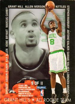 1996-97 Hoops - Grant's All-Rookies #9 Antoine Walker Back