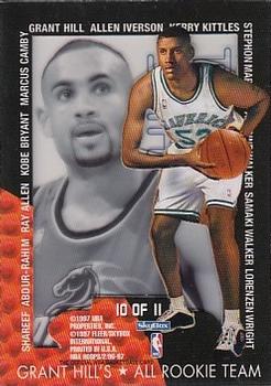 1996-97 Hoops - Grant's All-Rookies #10 Samaki Walker Back