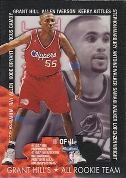 1996-97 Hoops - Grant's All-Rookies #11 Lorenzen Wright Back