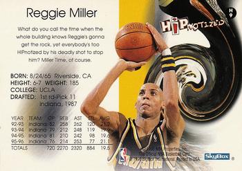 1996-97 Hoops - Hipnotized #H9 Reggie Miller Back