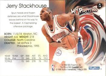1996-97 Hoops - Hipnotized #H14 Jerry Stackhouse Back