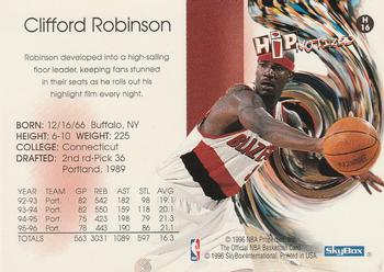1996-97 Hoops - Hipnotized #H16 Clifford Robinson Back