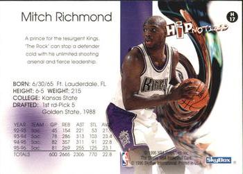 1996-97 Hoops - Hipnotized #H17 Mitch Richmond Back