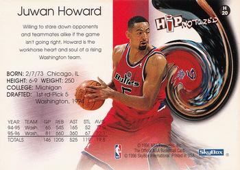 1996-97 Hoops - Hipnotized #H20 Juwan Howard Back