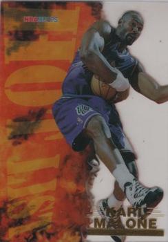 1996-97 Hoops - Hot List #11 Karl Malone Front