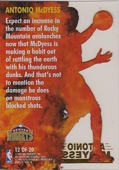 1996-97 Hoops - Hot List #12 Antonio McDyess Back