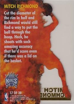 1996-97 Hoops - Hot List #17 Mitch Richmond Back