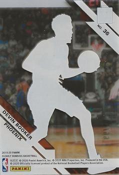 2019-20 Clearly Donruss - Blue #36 Devin Booker Back