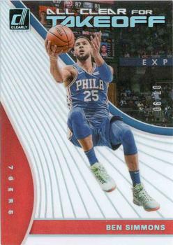 2019-20 Clearly Donruss - All Clear For Takeoff Holo Silver #5 Ben Simmons Front