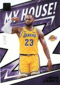 2019-20 Clearly Donruss - My House Green #6 LeBron James Front