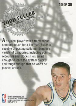 1996-97 Hoops - Rookies #10 Todd Fuller Back