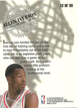 1996-97 Hoops - Rookies #12 Allen Iverson Back