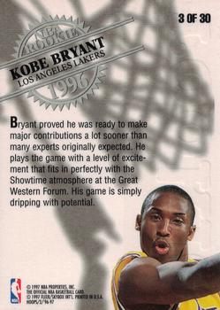 1996-97 Hoops - Rookies #3 Kobe Bryant Back