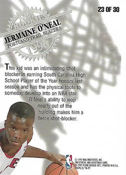 1996-97 Hoops - Rookies #23 Jermaine O'Neal Back