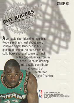 1996-97 Hoops - Rookies #25 Roy Rogers Back