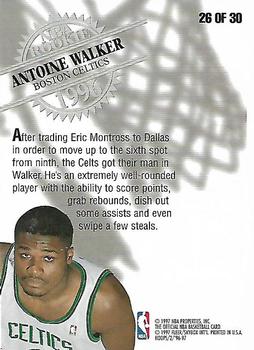 1996-97 Hoops - Rookies #26 Antoine Walker Back