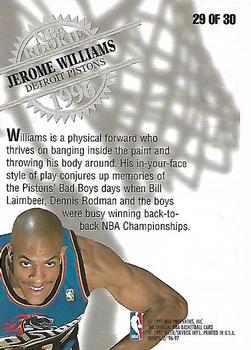1996-97 Hoops - Rookies #29 Jerome Williams Back
