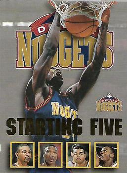 1996-97 Hoops - Starting Five #7 LaPhonso Ellis / Mark Jackson / Ervin Johnson / Antonio McDyess / Bryant Stith Front