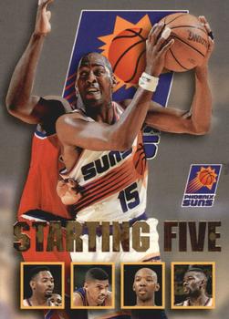 1996-97 Hoops - Starting Five #21 Sam Cassell / Michael Finley / Robert Horry / Kevin Johnson / Danny Manning Front