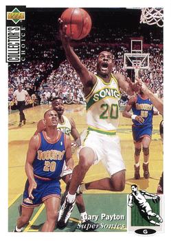 1994-95 Collector's Choice Spanish II #1 Gary Payton Front