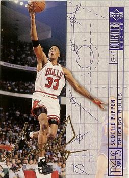1994-95 Collector's Choice Spanish II - Gold Signature #156 Scottie Pippen Front