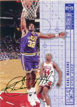 1994-95 Collector's Choice Spanish II - Gold Signature #178 Karl Malone Front
