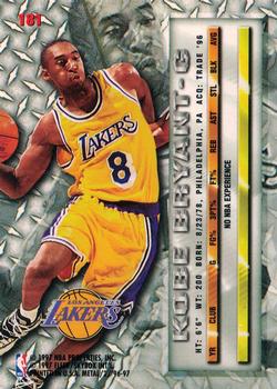 1996-97 Metal #181 Kobe Bryant Back