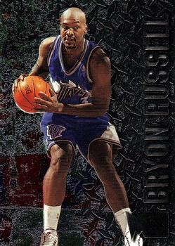 1996-97 Metal #219 Bryon Russell Front
