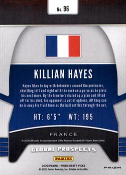 2020 Panini Prizm Draft Picks Collegiate - Red White and Blue #96 Killian Hayes Back