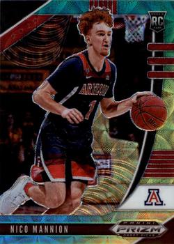 2020 Panini Prizm Draft Picks Collegiate - Choice Blue Yellow and Green #18 Nico Mannion Front