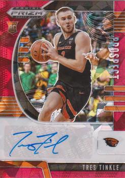 2020 Panini Prizm Draft Picks Collegiate - Prospect Autographs Red Ice #PA-TT Tres Tinkle Front