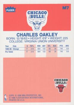 1996-97 Metal - Decade of Excellence #M7 Charles Oakley Back