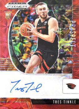 2020 Panini Prizm Draft Picks Collegiate - Prospect Autographs Choice Red #PA-TT Tres Tinkle Front