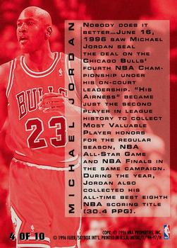 1996-97 Metal - Maximum Metal #4 Michael Jordan Back
