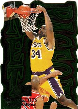 1996-97 Metal - Net-Rageous #7 Shaquille O'Neal Front