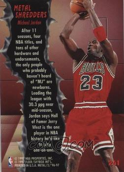 1996-97 Metal - Precious Metal #241 Michael Jordan Back