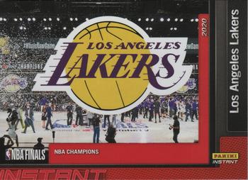2019-20 Panini Instant NBA Champions Los Angeles Lakers #1 Lakers Logo Front