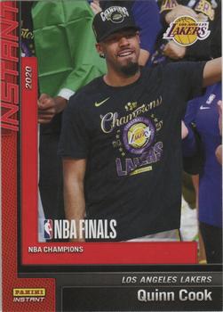 2019-20 Panini Instant NBA Champions Los Angeles Lakers #7 Quinn Cook Front