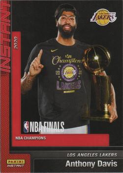2019-20 Panini Instant NBA Champions Los Angeles Lakers #8 Anthony Davis Front