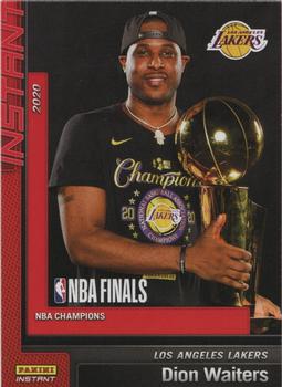 2019-20 Panini Instant NBA Champions Los Angeles Lakers #19 Dion Waiters Front