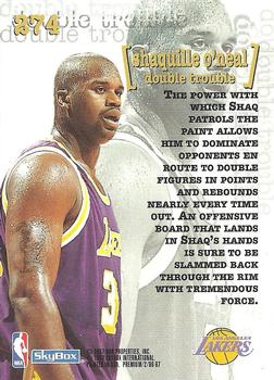1996-97 SkyBox Premium #274 Shaquille O'Neal Back
