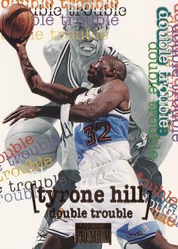 1996-97 SkyBox Premium #266 Tyrone Hill Front