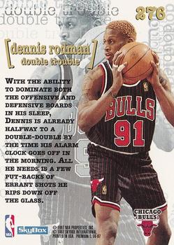1996-97 SkyBox Premium #276 Dennis Rodman Back