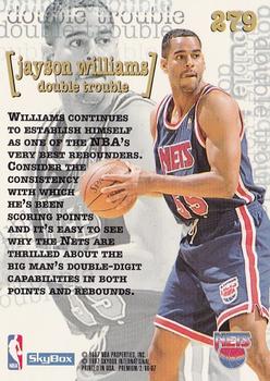 1996-97 SkyBox Premium #279 Jayson Williams Back