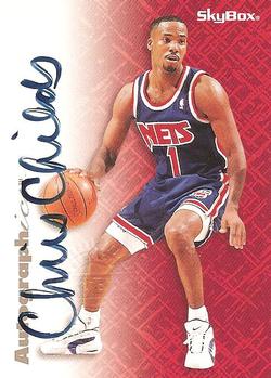 1996-97 SkyBox Premium - Autographics Black Ink #NNO Chris Childs Front