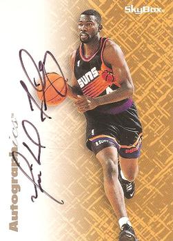1996-97 SkyBox Premium - Autographics Black Ink #NNO Michael Finley Front