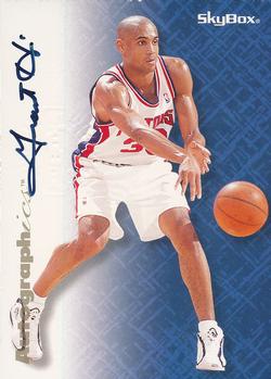 1996-97 SkyBox Premium - Autographics Black Ink #NNO Grant Hill Front
