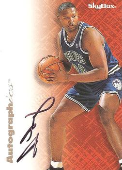 1996-97 SkyBox Premium - Autographics Black Ink #NNO Andrew Lang Front